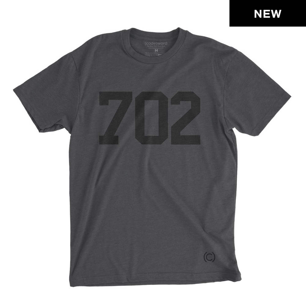 NEW 702 Las Vegas Tee - Gray